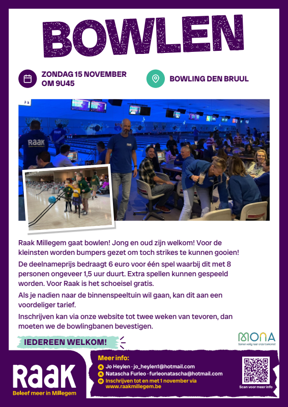 Affiche van Bowlen